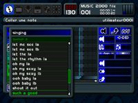 une photo d'Ã©cran de Music 2000 sur Sony Playstation
